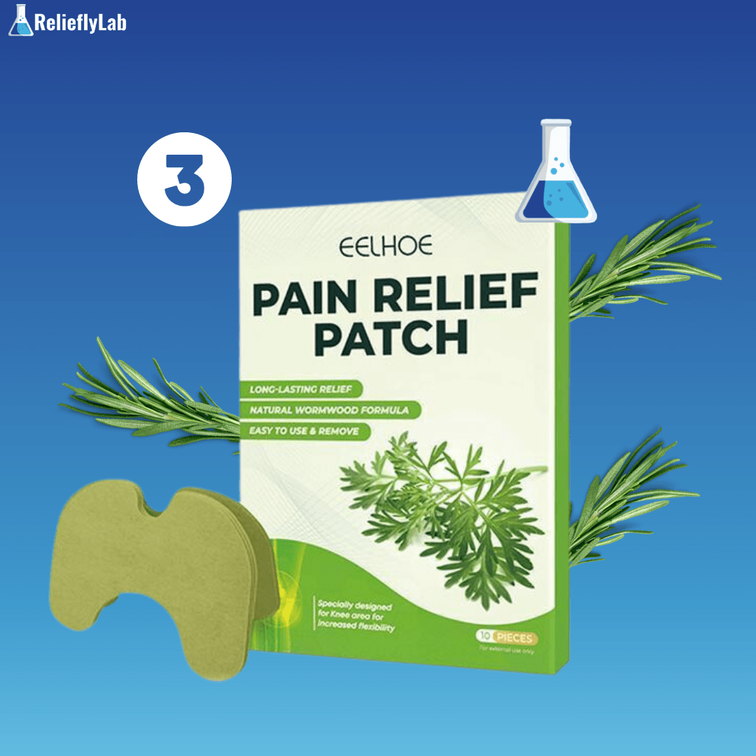 RelieflyLab® | Natural Knee Pain Patches (3 Packs)