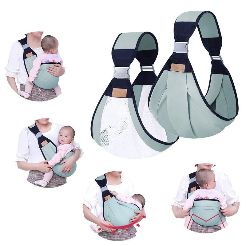 RelieflyLab™ - Easy Pain-Free Snap-On Baby Sling Carrier