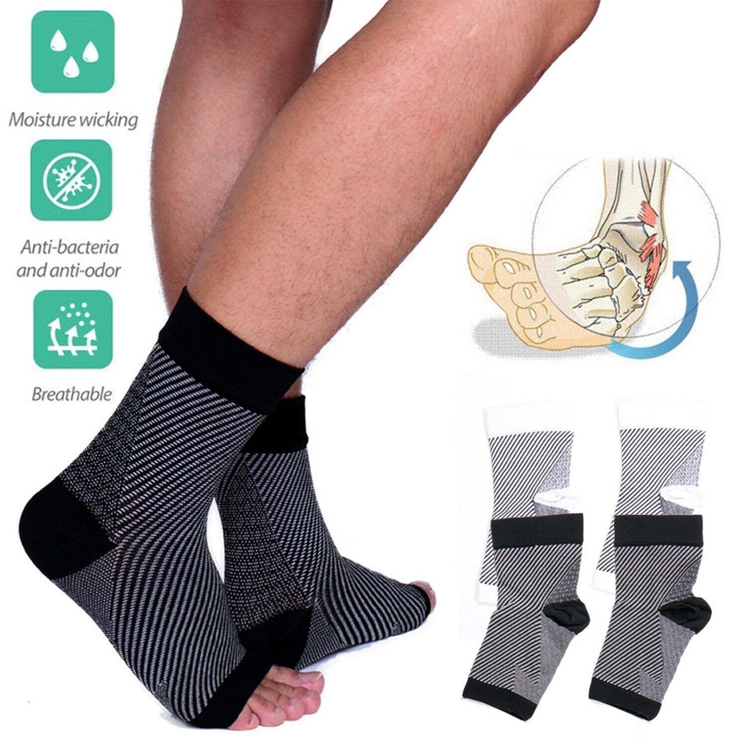 RelieflyLab™ | Foot & Ankle Sleeve Compression Socks